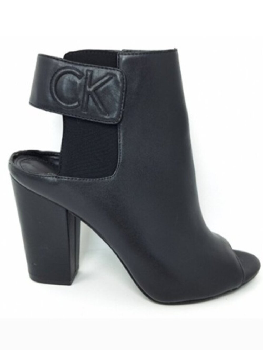 Calvin Klein women’s open toe booties Size 8.5